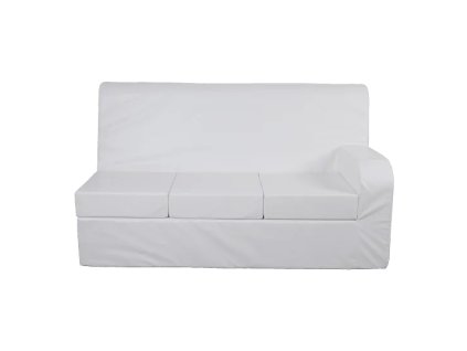 Rohový prvek  85 x 85 x V105cm s vinylovým potahem (Rozměry Sofa-2 s 1 područkou levou)