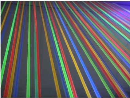 UV svítící hadice 1m, ve 4 barvách