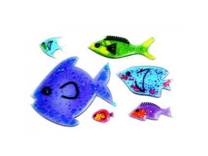 Ryby gelové měkké 6 ks  5-20 cm