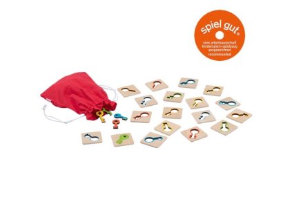 Hledání klíčů v pexesu