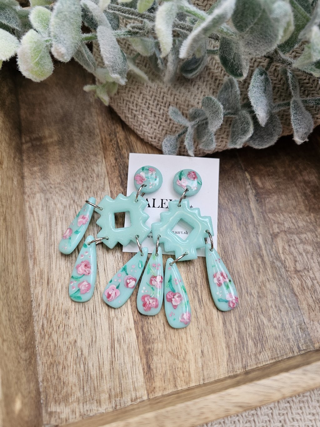 Náušnice z polymérovej hmoty