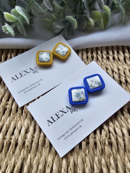 Náušnice z polymérovej hmoty Noala