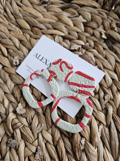 Náušnice z polymérovej hmoty Vincent