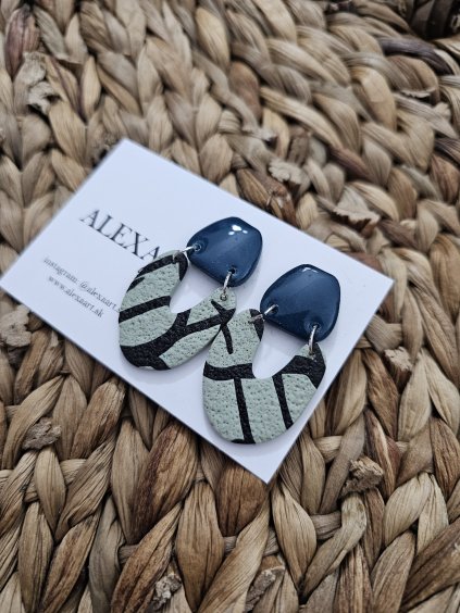 Náušnice z polymérovej hmoty Usire