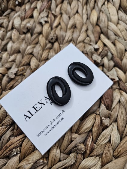 Náušnice z polymérovej hmoty Fayra