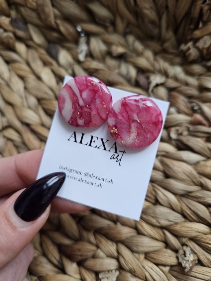 Náušnice z polymérovej hmoty Verony