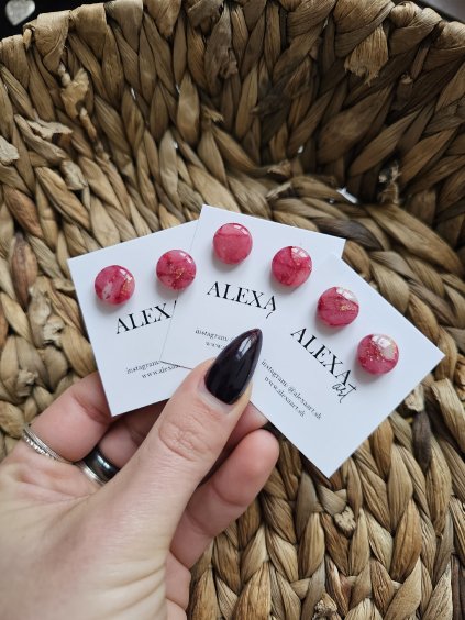 Náušnice z polymérovej hmoty Lya