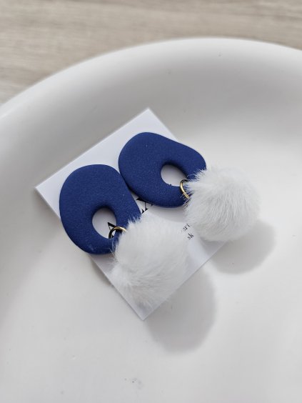 Náušnice z polymérovej hmoty Eros