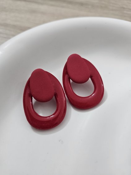 Náušnice z polymérovej hmoty Persefona