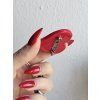 Brošňa Buble heart red