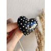 Brošňa Buble heart black