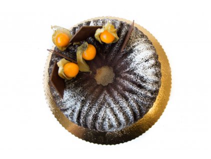 čokoládová bábovka s višňami