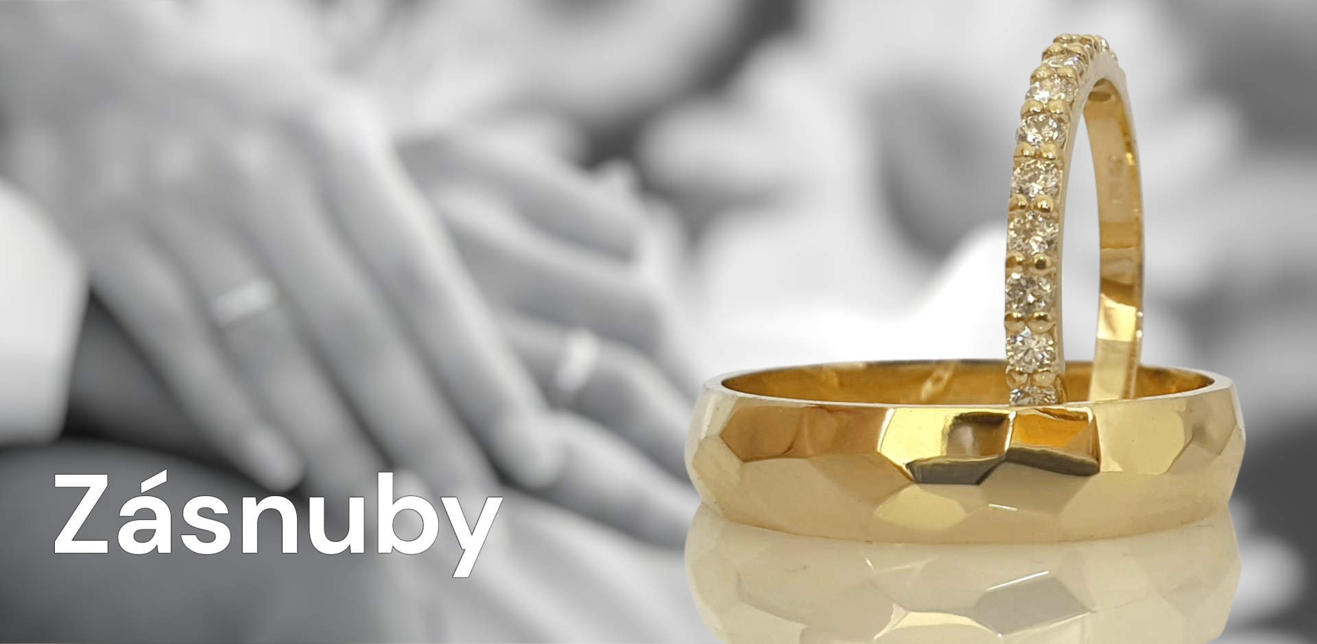 Snubní, zásnubní prsten.