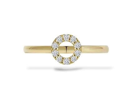 P 028 ZD prsten zlato diamant