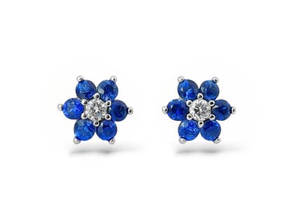 N 041 BPDS nausnice zlato diamant safir