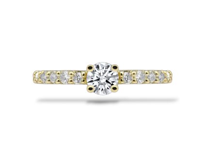 P 014 ZD prsten zlato diamant