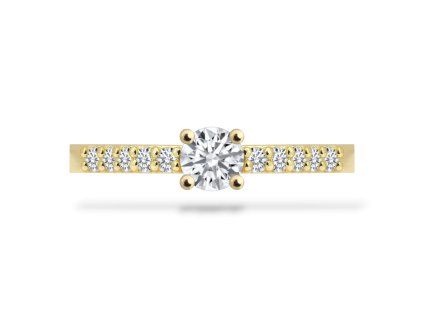 P 014 ZD prsten zlato diamant