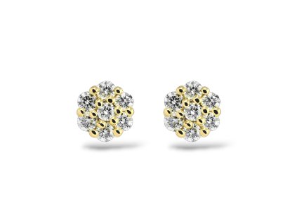 N 039 ZPD nausnice zlato diamant