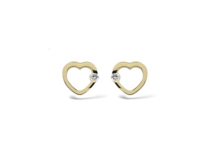 N 045 ZPD nausnice zlato diamant