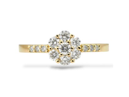 P 042 ZD prsten zlato diamant