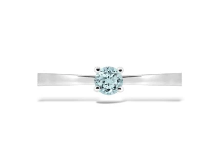 P 013 BA prsten zlato akvamarin