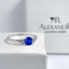 P 033 BDS prsten zlato diamant safir1