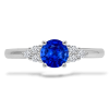 P 033 BDS prsten zlato diamant safir