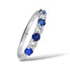 P 007 BDS prsten zlato diamant safir