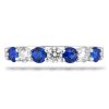 P 007 BDS prsten zlato diamant safir