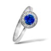 P 017 BDS prsten zlato diamant safir