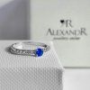 P 014 BDS prsten zlato diamant safir1