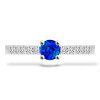 P 014 BDS prsten zlato diamant safir