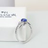 P 024 BDS prsten zlato diamant safir