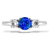 P 025 BDS prsten zlato diamant safir