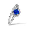 P 020 BDS prsten zlato diamant safir