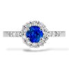 P 020 BDS prsten zlato diamant safir