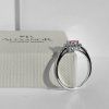 P 020 BDSR prsten zlato diamant safir ruzovy