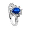 P 030 BDS prsten zlato diamant safir
