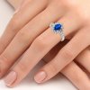 P 030 BDS prsten zlato diamant safir