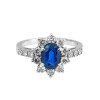 P 030 BDS prsten zlato diamant safir