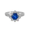 P 031 BDS prsten zlato diamant safir
