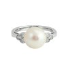 P 035 BDPB prsten zlato diamant perla bílá