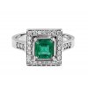 P 106 BDE prsten zlato diamant emerald