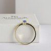 P 014 ZDS prsten zlato diamant safir