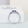 P 041 BDS prsten zlato diamant safir