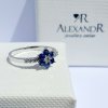 P 041 BDS prsten zlato diamant safir1