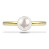 P 034 ZPB prsten zlato perla bílá