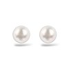 N 034 BPPB nausnice zlato perla bílá