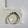 P 019 ZDS prsten zlato diamant safir