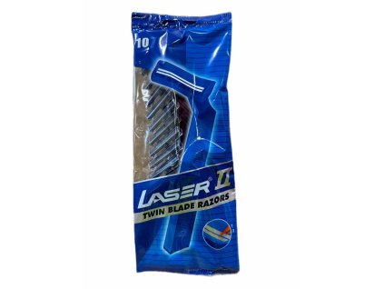Laser 2 jednorázový pánsky holiaci strojček 2-britvový 10ks